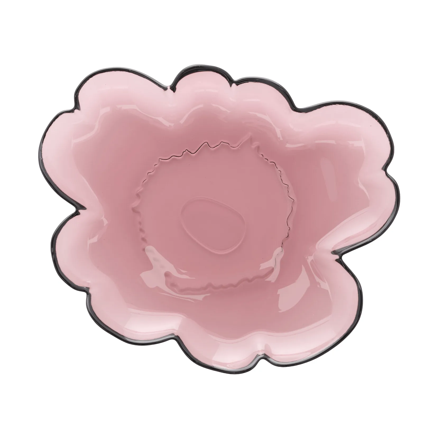 Unikko glastallrik 20 cm, Heather