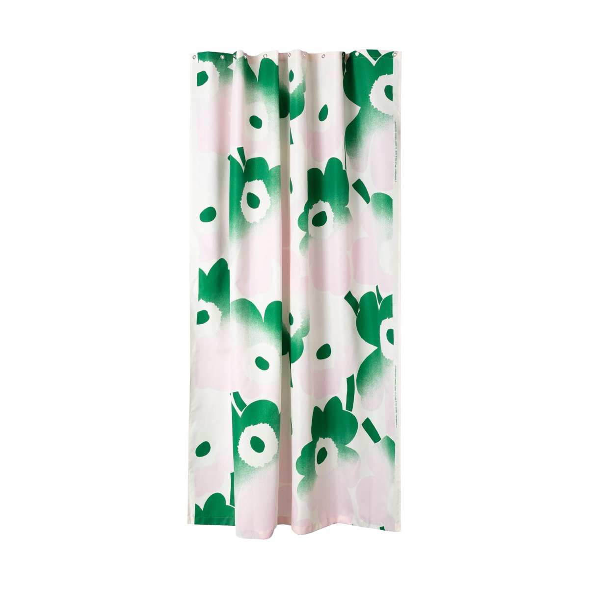 Marimekko Unikko Häivähdys duschdraperi 180x200 cm Grön