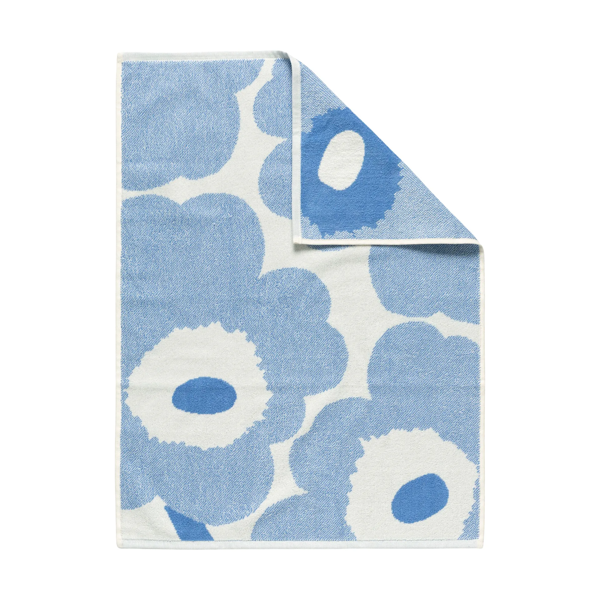 Unikko handduk 50x70 cm, Blå Marimekko
