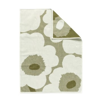 Unikko handduk 50x70 cm - Green umber-cream - Marimekko