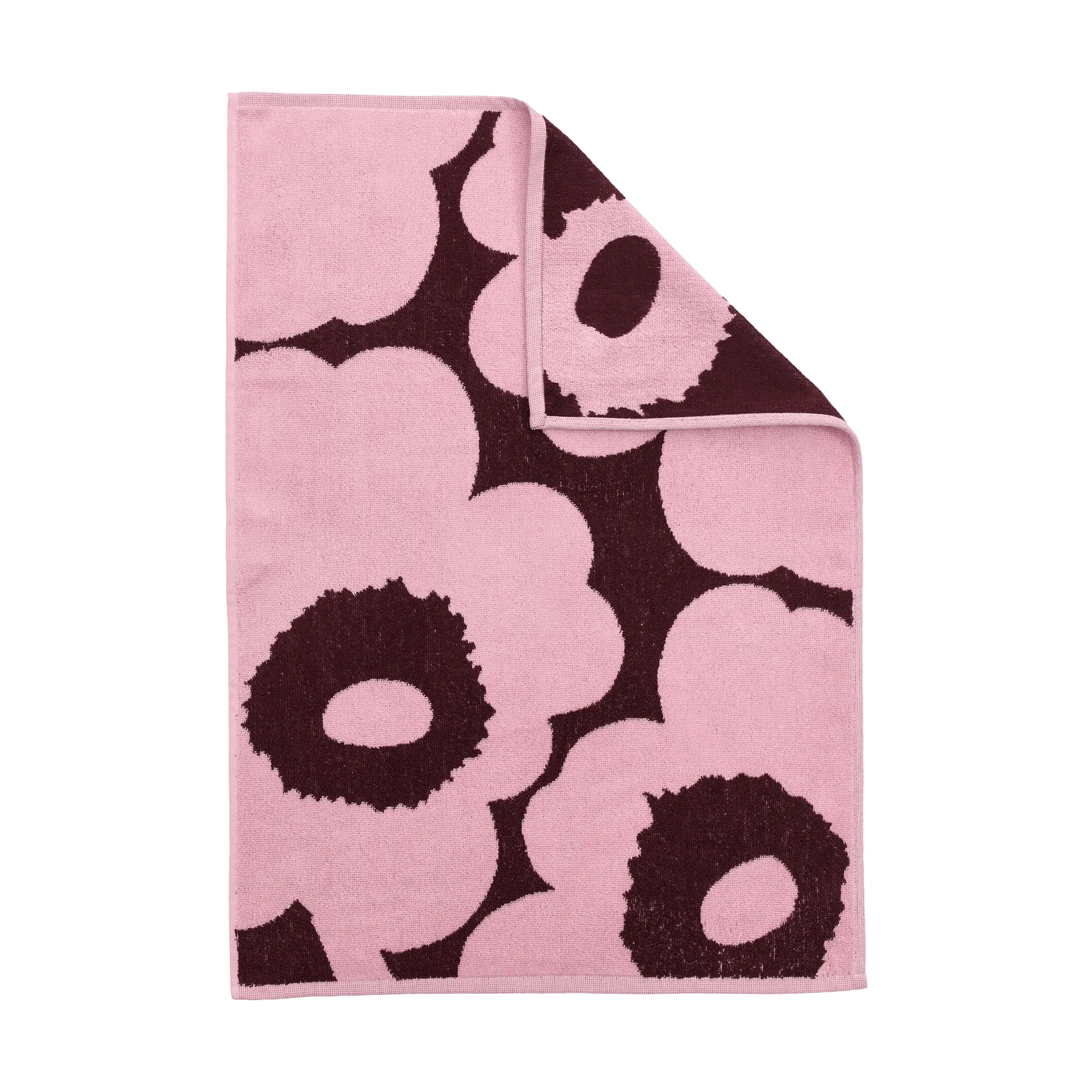 Unikko handduk 50x70 cm, Plum-pink Marimekko