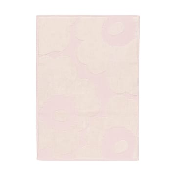 Unikko handduk 50x70 cm - White-light pink - Marimekko