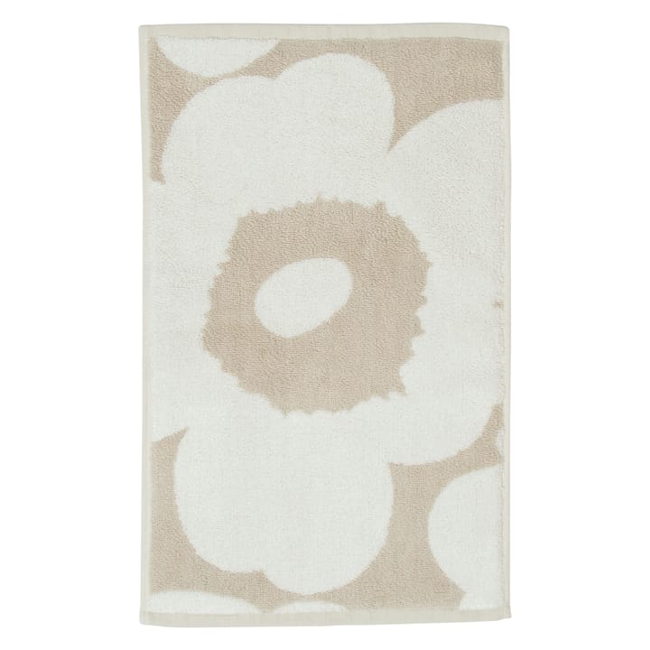 Unikko handduk beige-vit - 30x50 cm - Marimekko