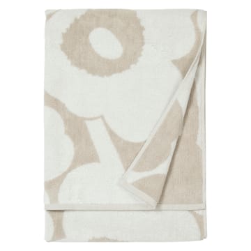 Unikko handduk beige-vit - 70x150 cm - Marimekko