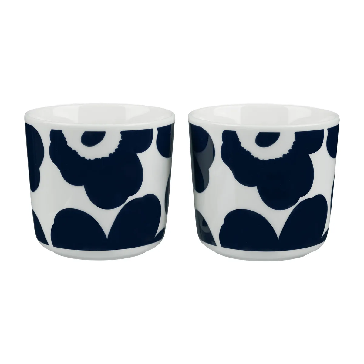 Marimekko Unikko kopp utan öra 20 cl 2-pack Vit-mörkblå