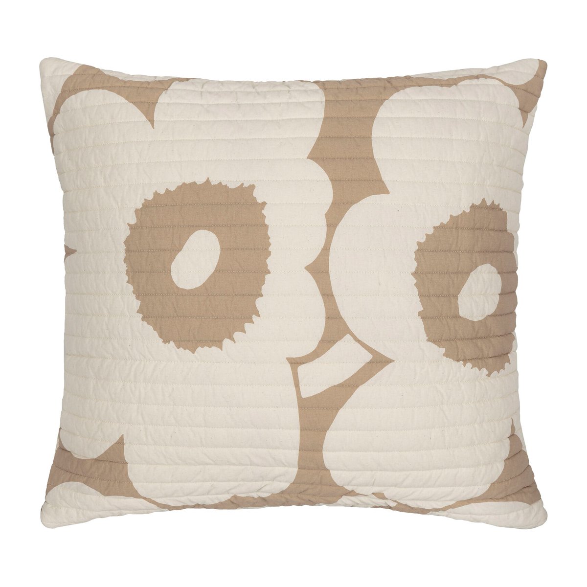 Marimekko Unikko kudde 60x60 cm linen-off white | Skandinavisk Design | Kuddar | Beige