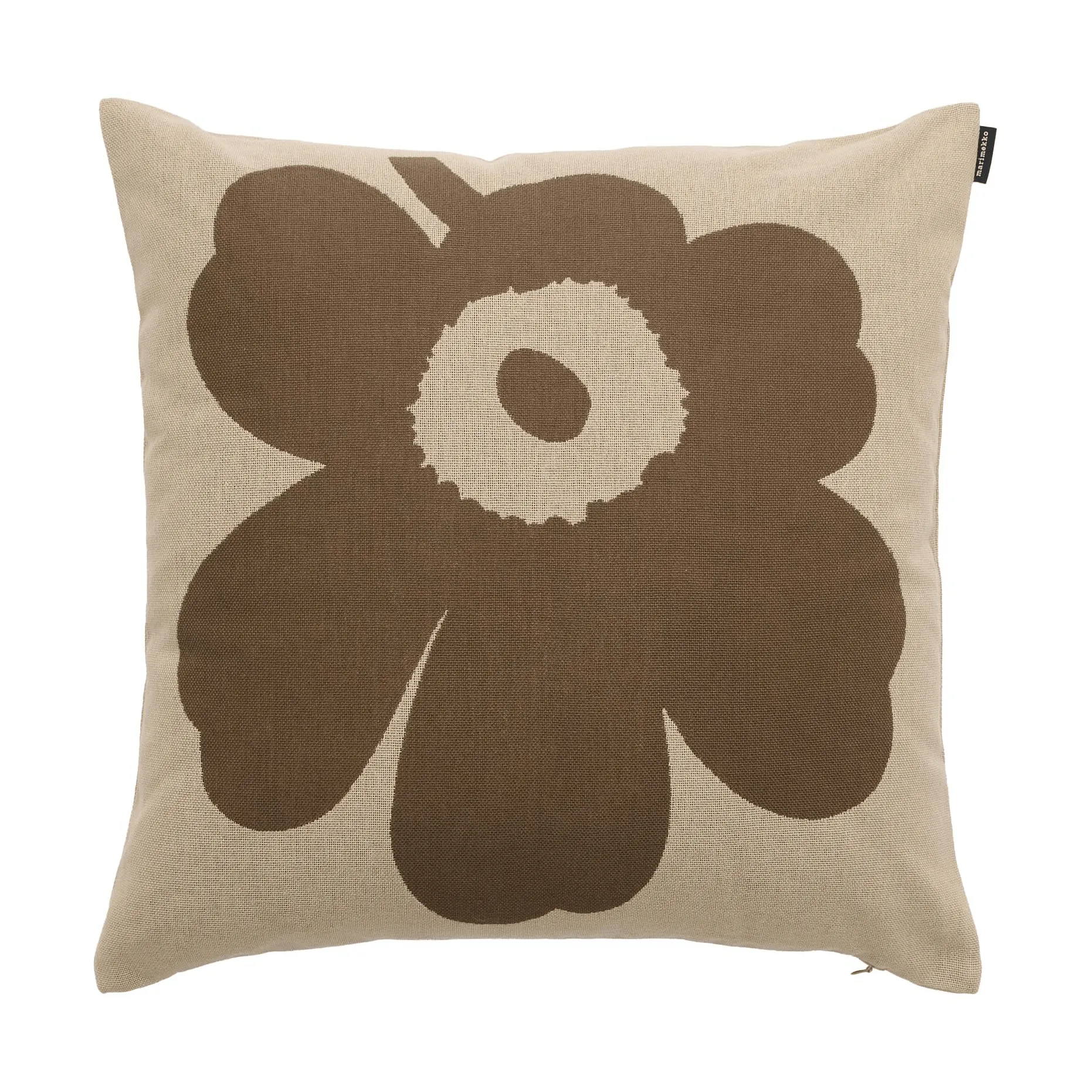 Unikko kuddfodral 50x50 cm, Off white-mole Marimekko