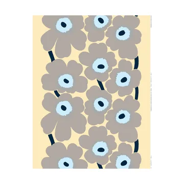 Unikko linnetyg - Sand-grey-pale blue - Marimekko