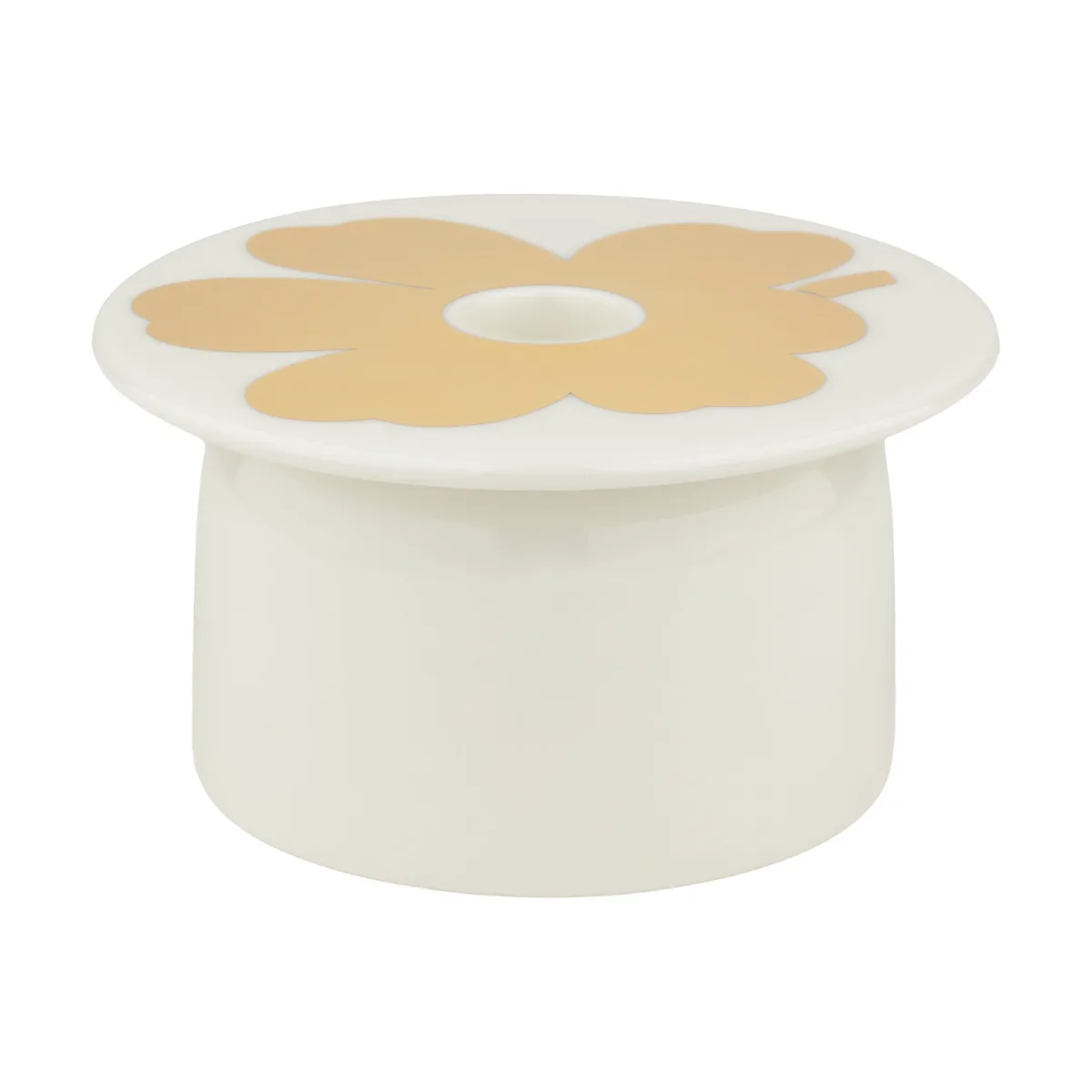 Marimekko Unikko ljusstake White-gold