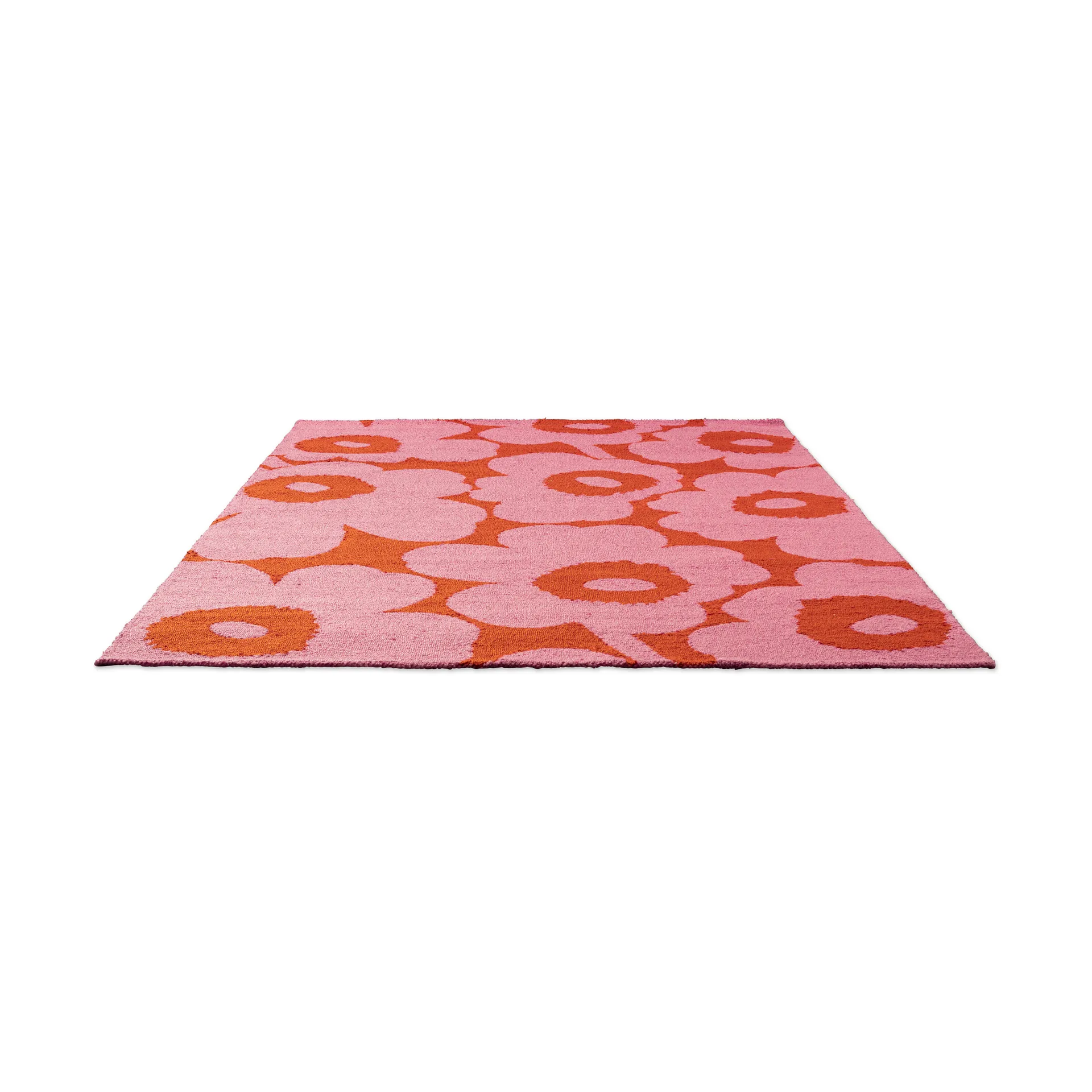 Unikko matta outdoor, Pink-orange, 140x200 cm Marimekko