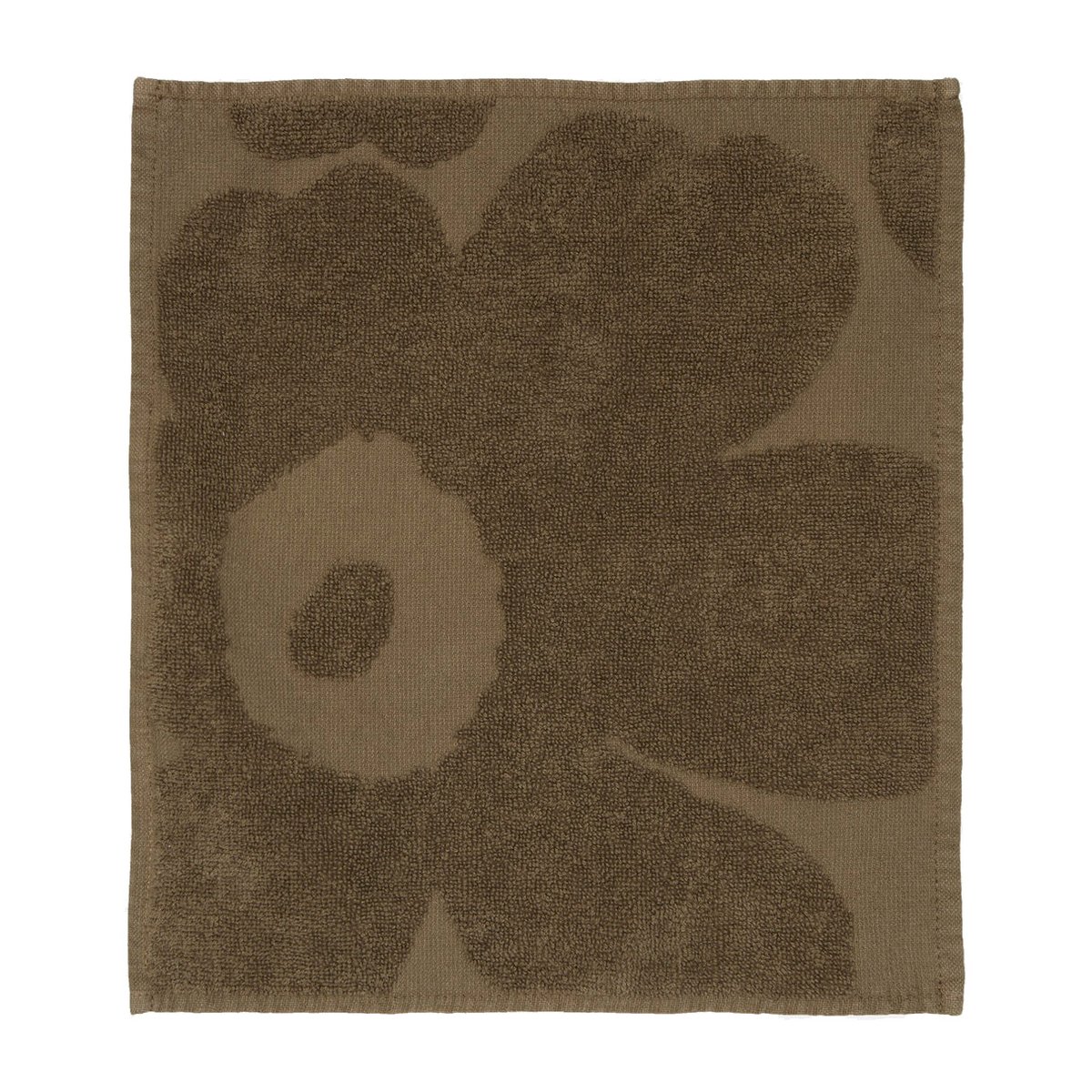 Marimekko Unikko Mini handduk 30x30 cm dark sand | Skandinavisk Design | Handdukar | Brun