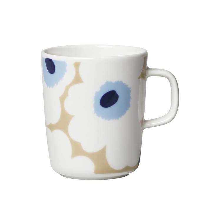 Unikko mugg 25 cl - Beige-offwhite-blå - Marimekko