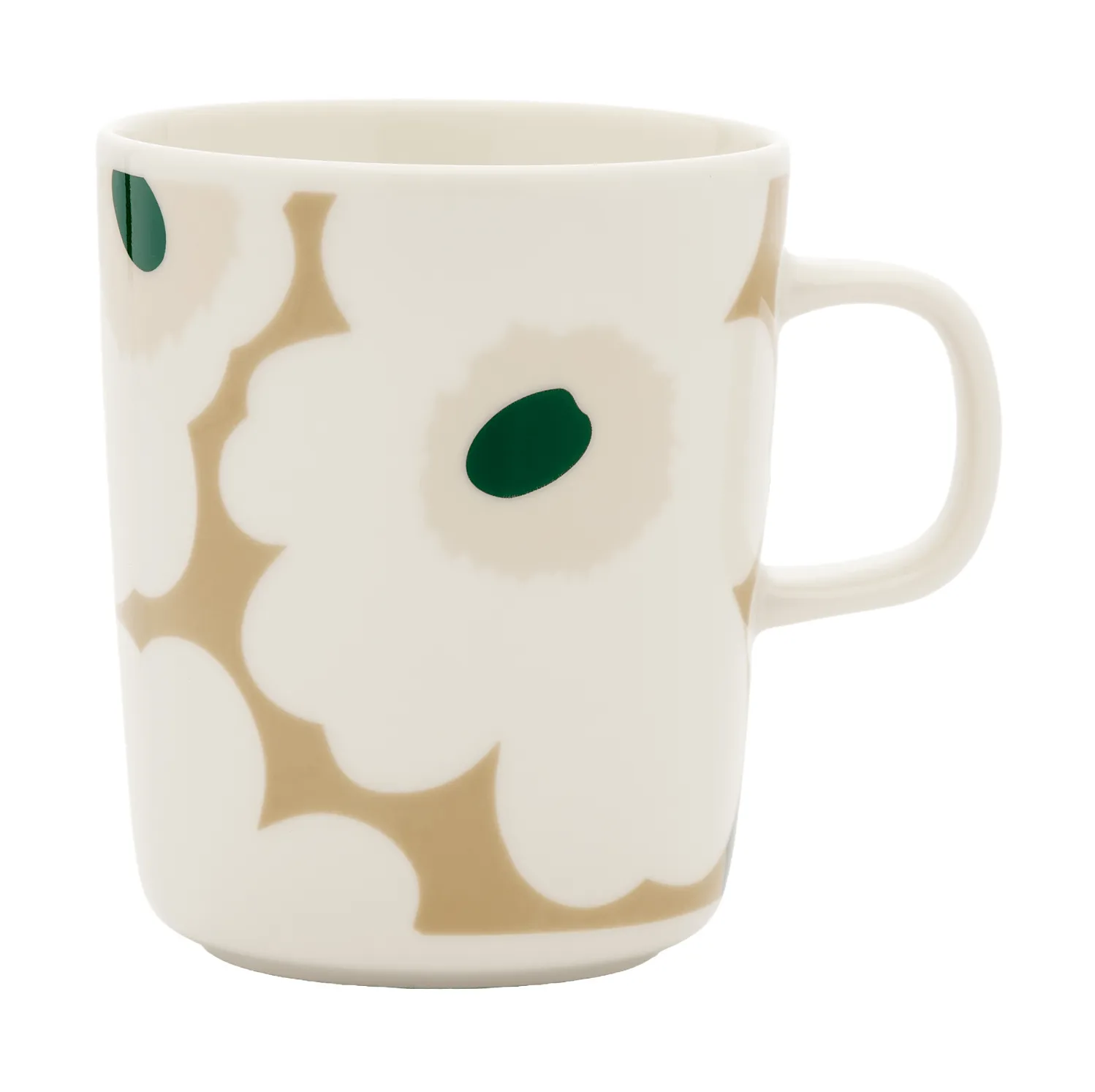 Unikko mugg 25 cl, White-beige-light sand