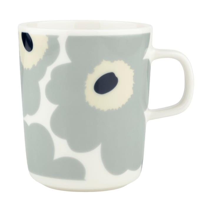 Unikko mugg 25 cl, White-light grey-sand-dark blue Marimekko