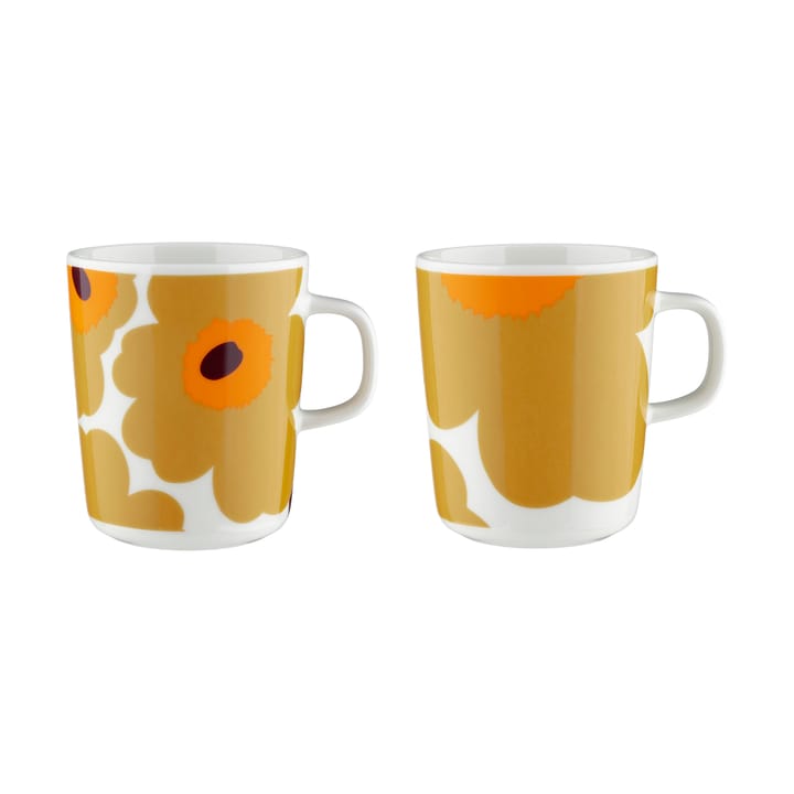 Unikko mugg 2,5 dl 2-pack - Vit - Marimekko
