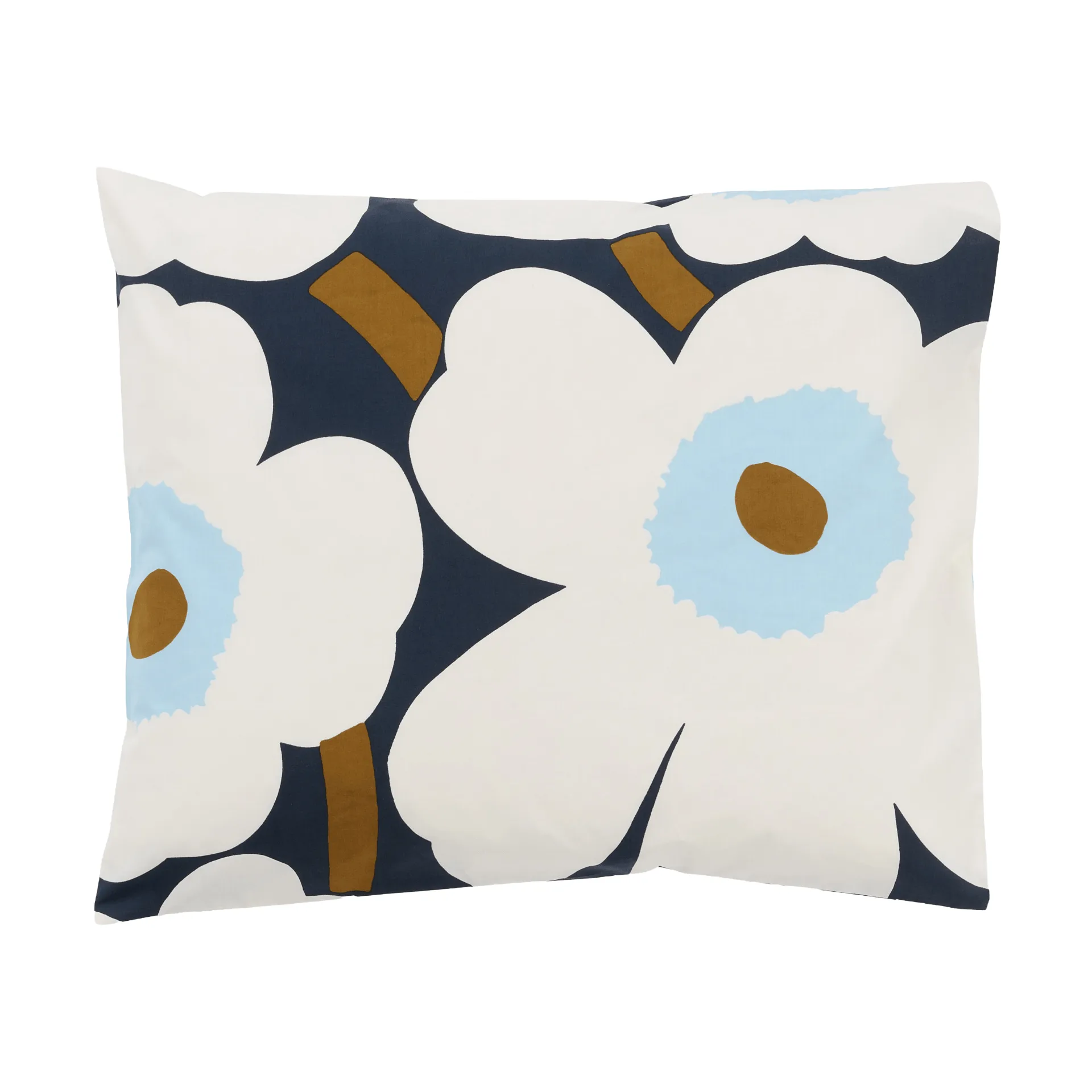 Unikko örngott 50x60 cm, Blueberry-off white-cold