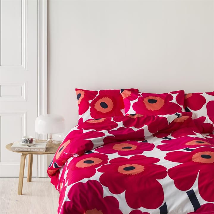 Unikko örngott 50x60 cm, röd Marimekko