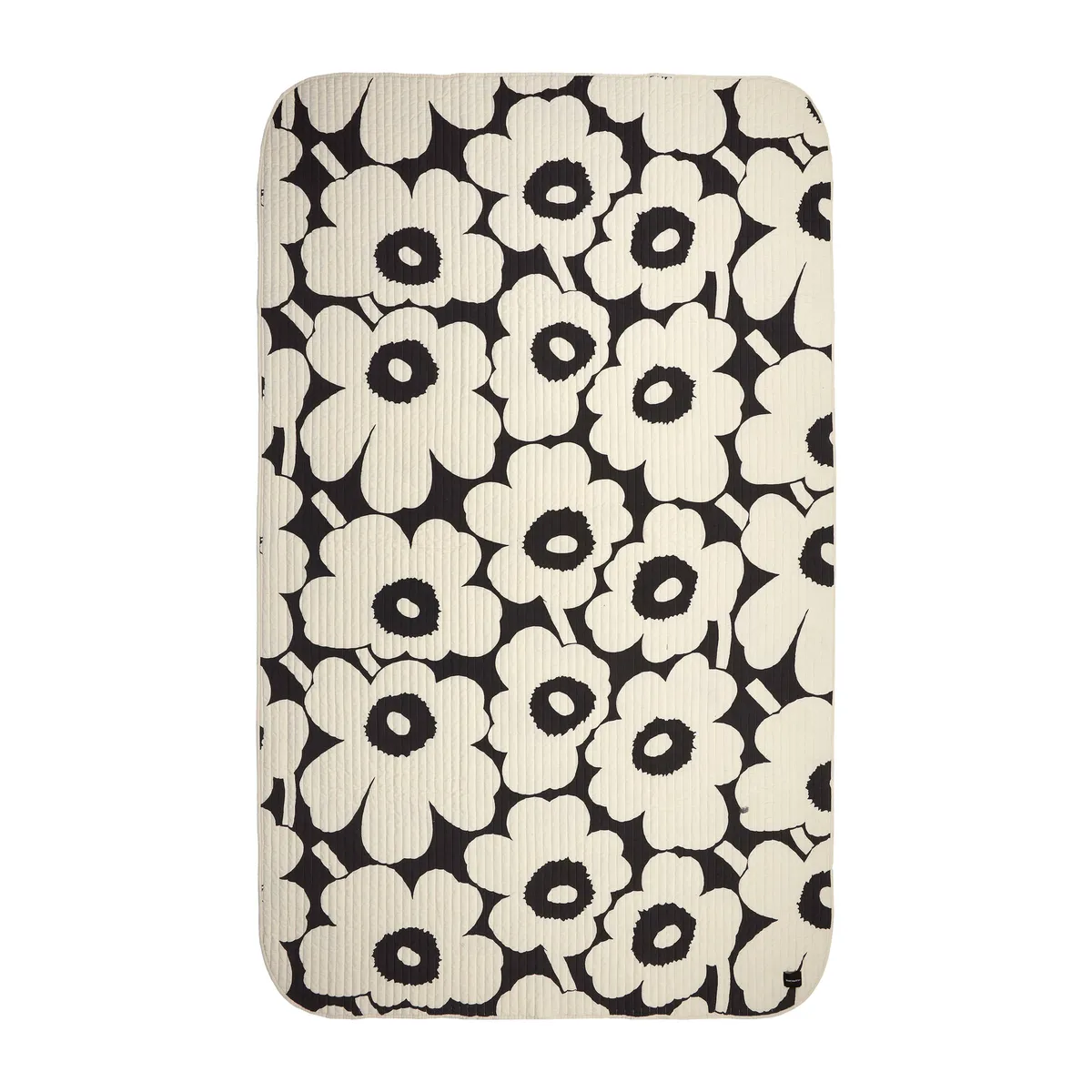 Marimekko Unikko överkast 160x260 cm charcoal, off white