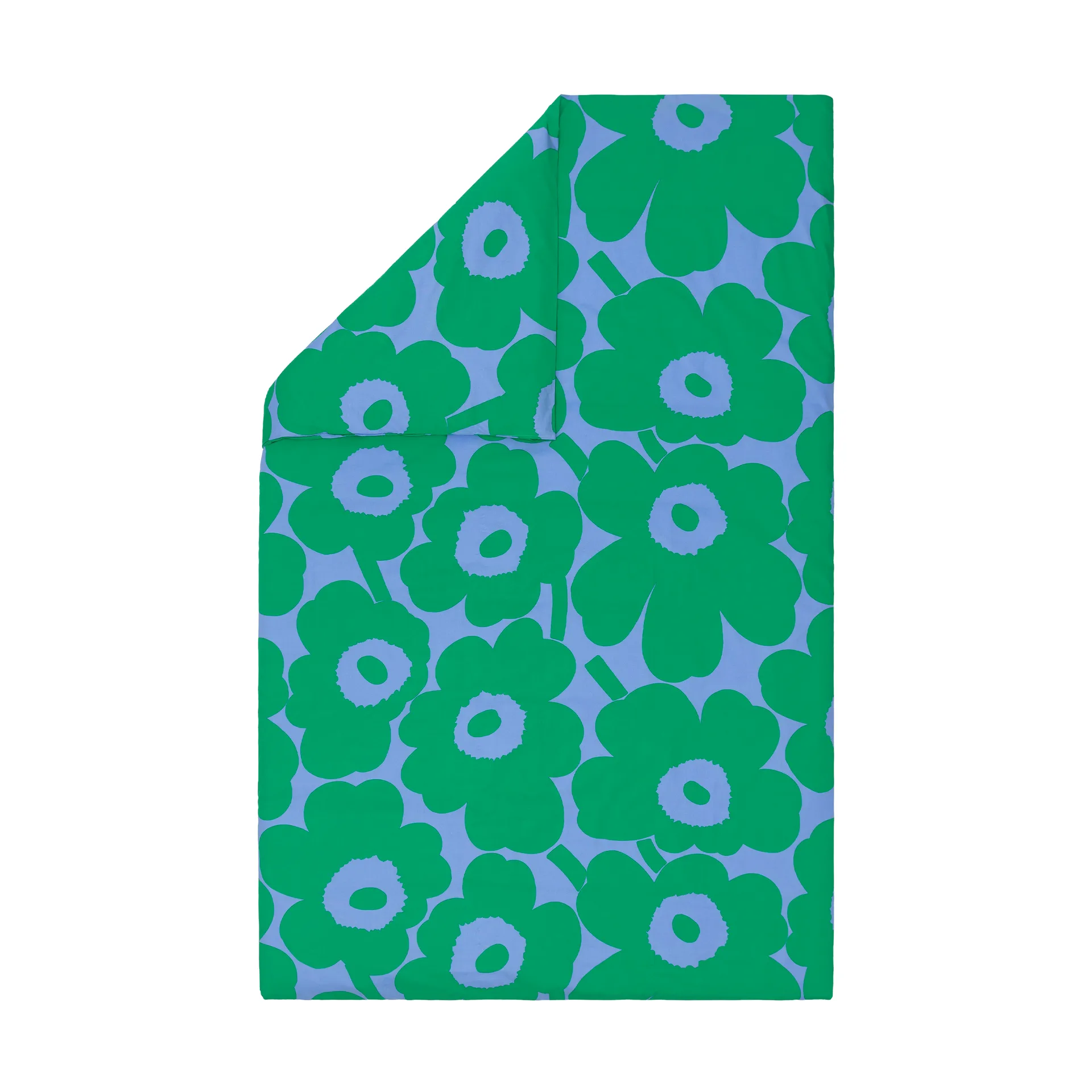 Unikko påslakan 150x210 cm, Light blue-green Marimekko