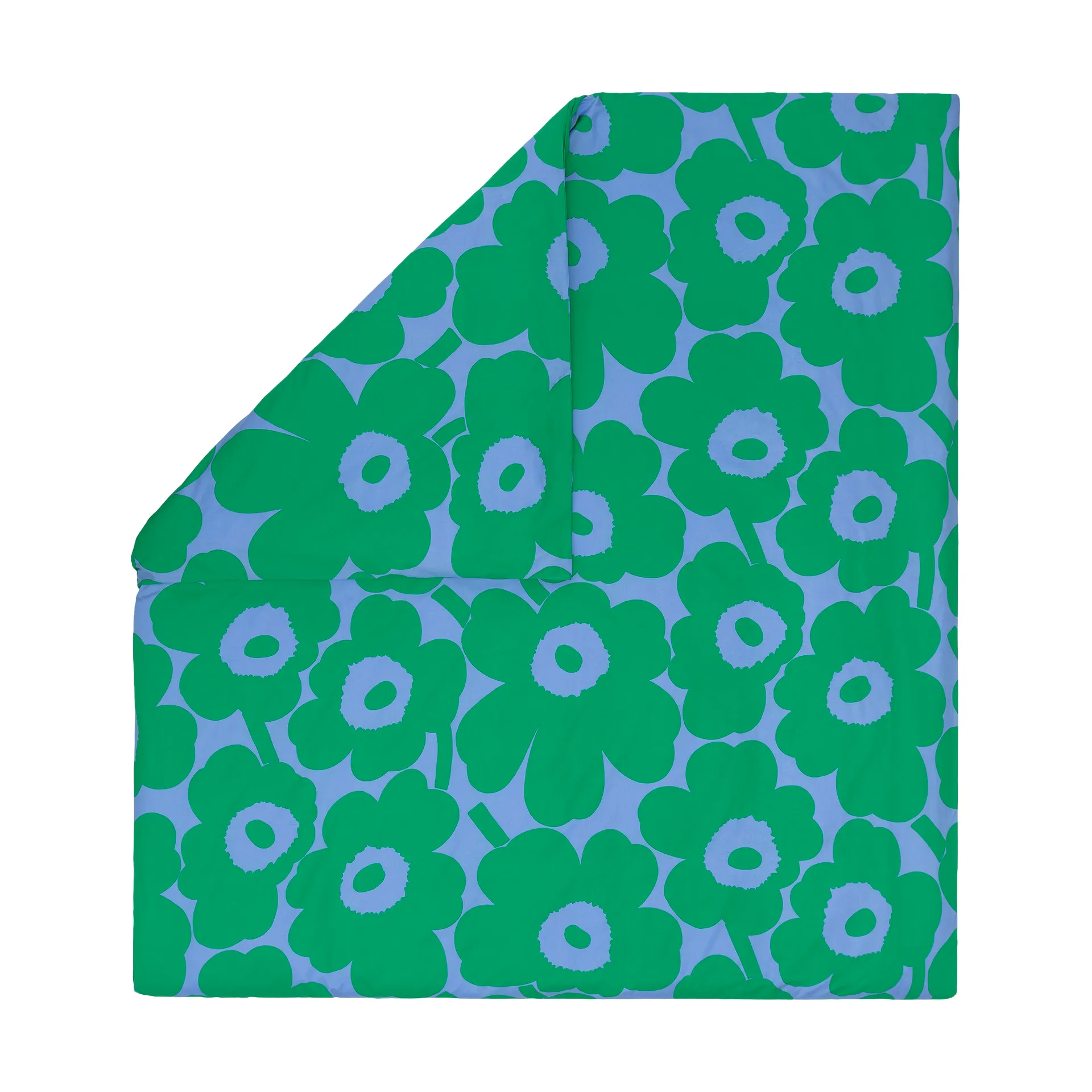 Unikko påslakan 220x240 cm, Light blue-green Marimekko