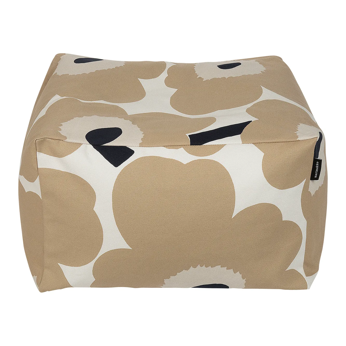 Unikko Puffi sittkudde, Off white-beige-blå Marimekko