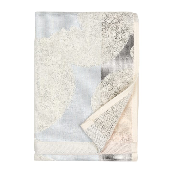 Unikko Ralli handduk off white-peach-blue - 30x50 cm - Marimekko
