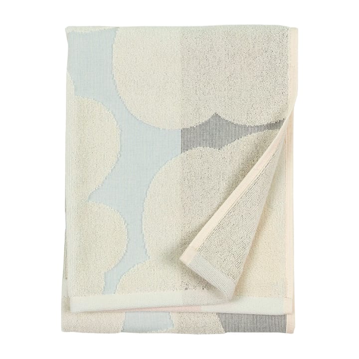 Unikko Ralli handduk off white-peach-blue, 50x70 cm Marimekko