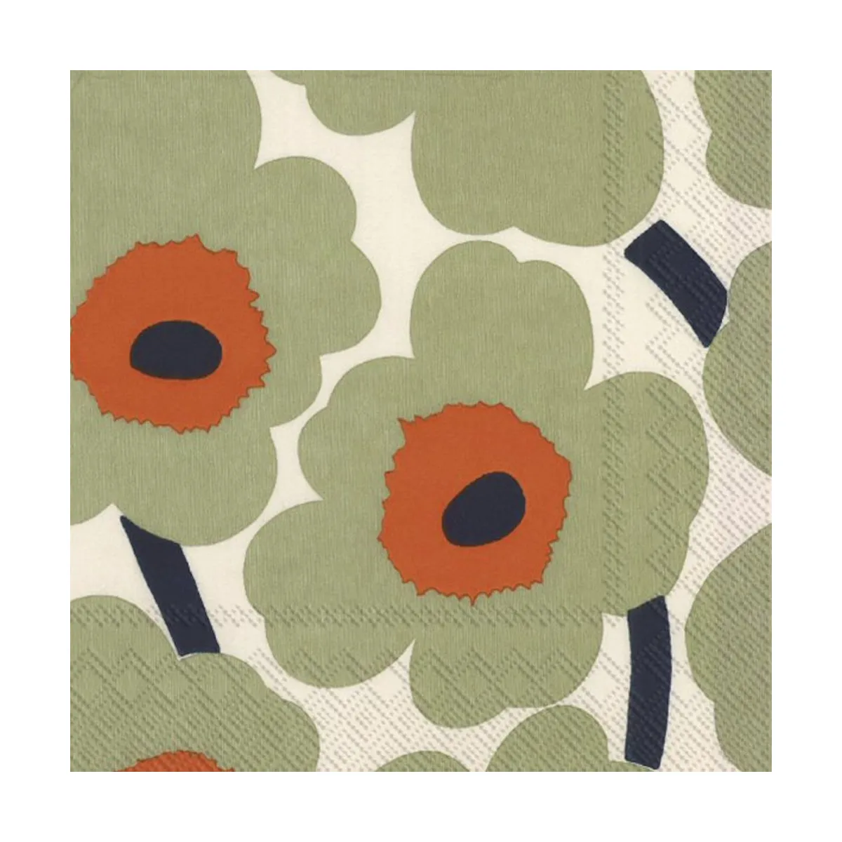 Marimekko Unikko servett 33x33 cm 20-pack Cream-orange
