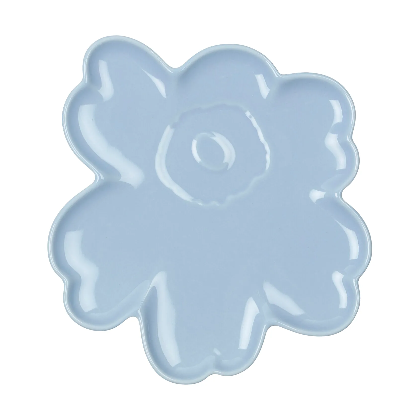 Unikko Shape fat 20 cm, Blue Marimekko