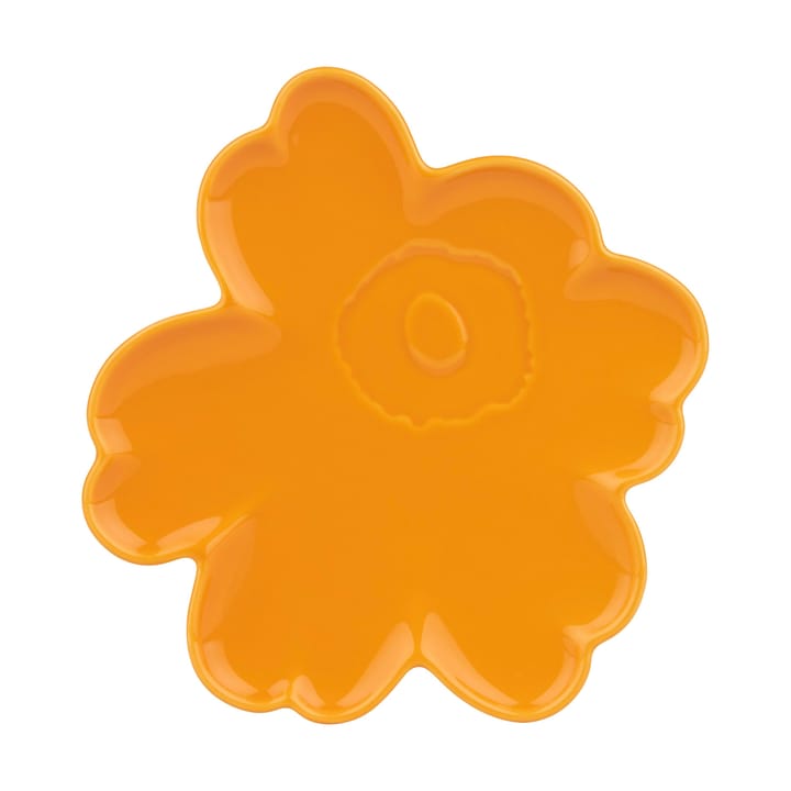 Unikko Shape fat 20 cm - Gul - Marimekko