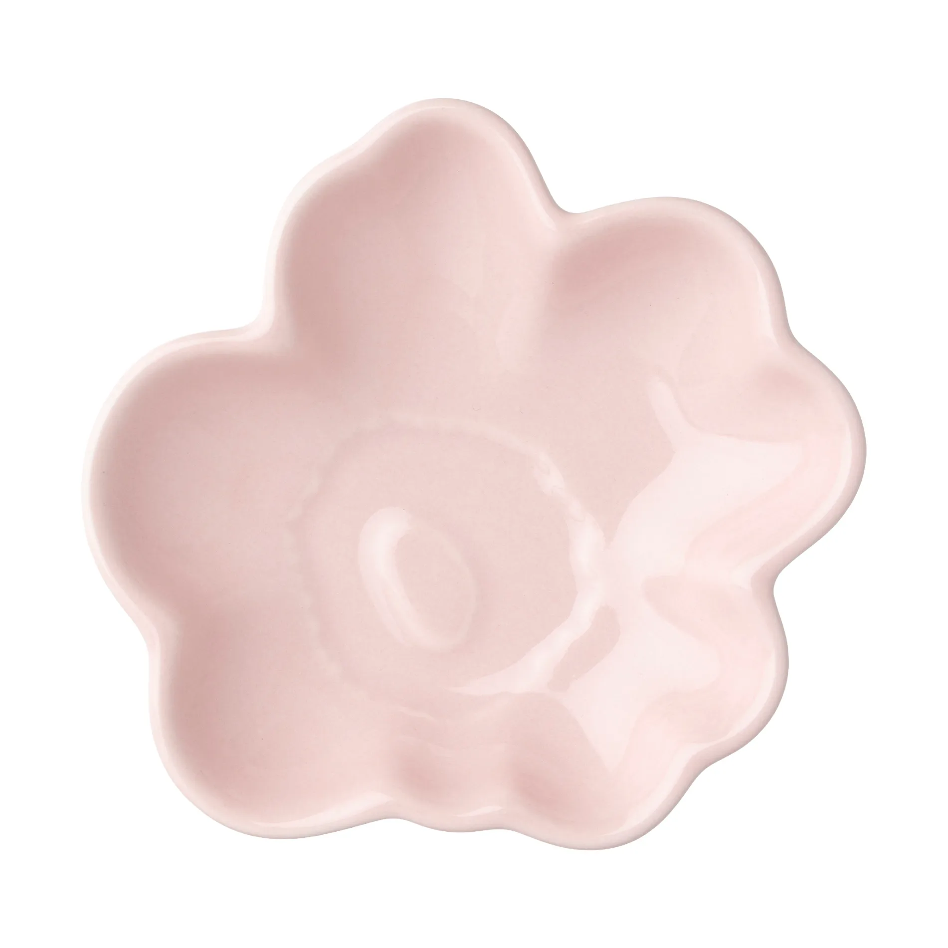 Unikko shape tallrik 9 cm, Pink Marimekko