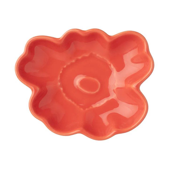 Unikko shape tallrik 9,5 cm - Orange red - Marimekko