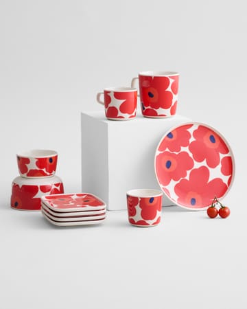 Unikko skål 5 dl - Röd-vit - Marimekko