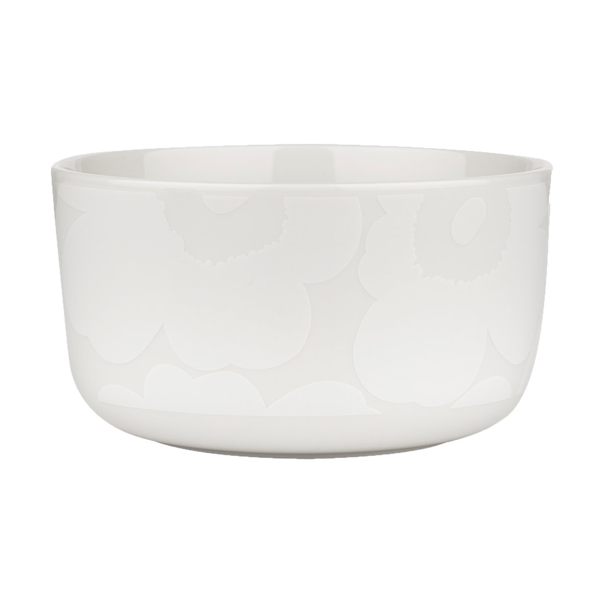 Marimekko Unikko skål 5 dl White-off white | Skandinavisk Design | Serveringsskålar | Vit