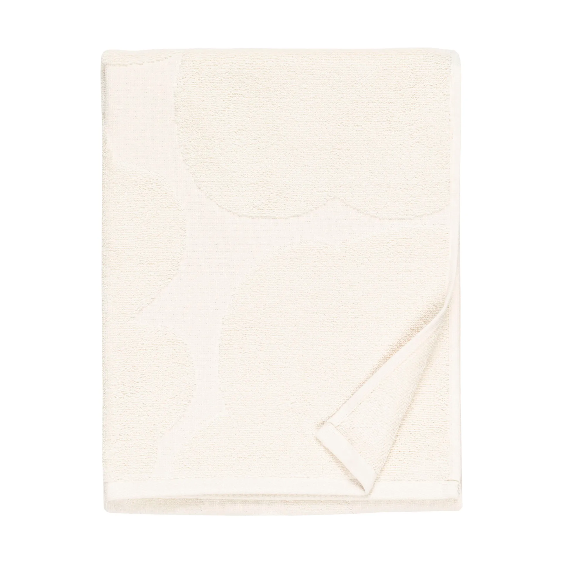 Unikko solid handduk 50x70 cm, Ecru Marimekko