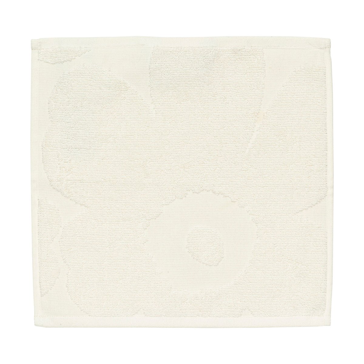 Marimekko Unikko solid mini handduk 32x32 cm Ecru | Skandinavisk Design | Handdukar | Beige