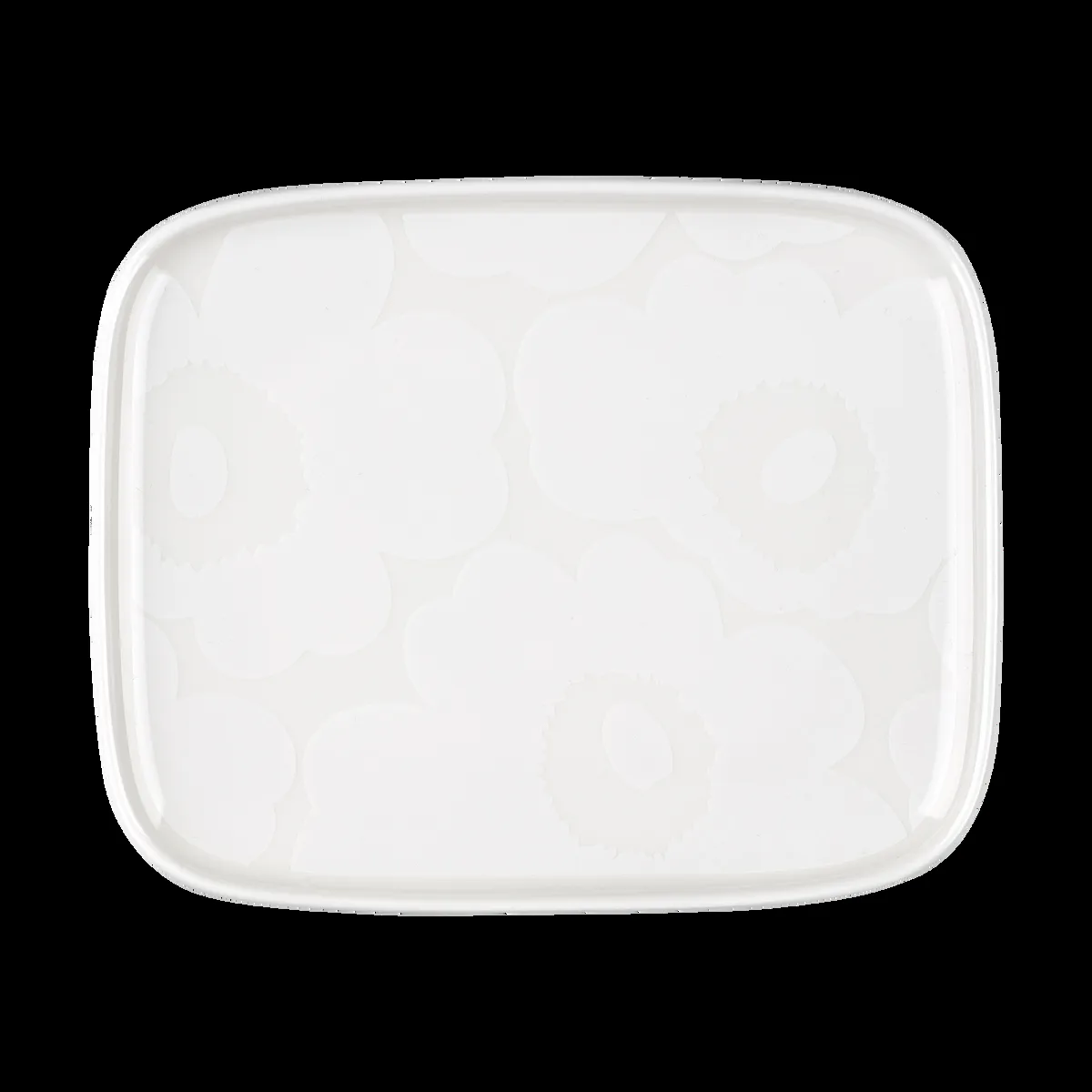 Marimekko Unikko tallrik 12x15 cm White