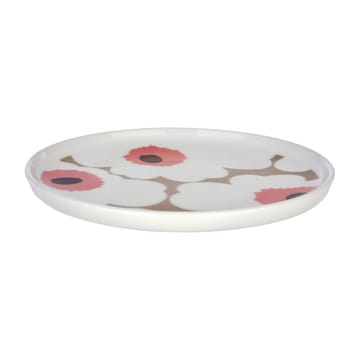 Unikko tallrik Ø13,5 cm - white,clay,powder,dark wine - Marimekko