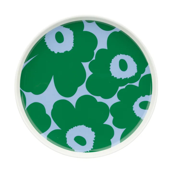 Unikko tallrik Ø20 cm - White-green-light blue - Marimekko