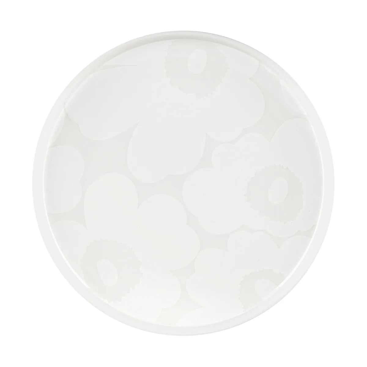 Marimekko Unikko tallrik Ø20 cm White-off white