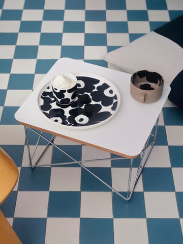 Unikko tallrik Ø25 cm - Vit-mörkblå - Marimekko