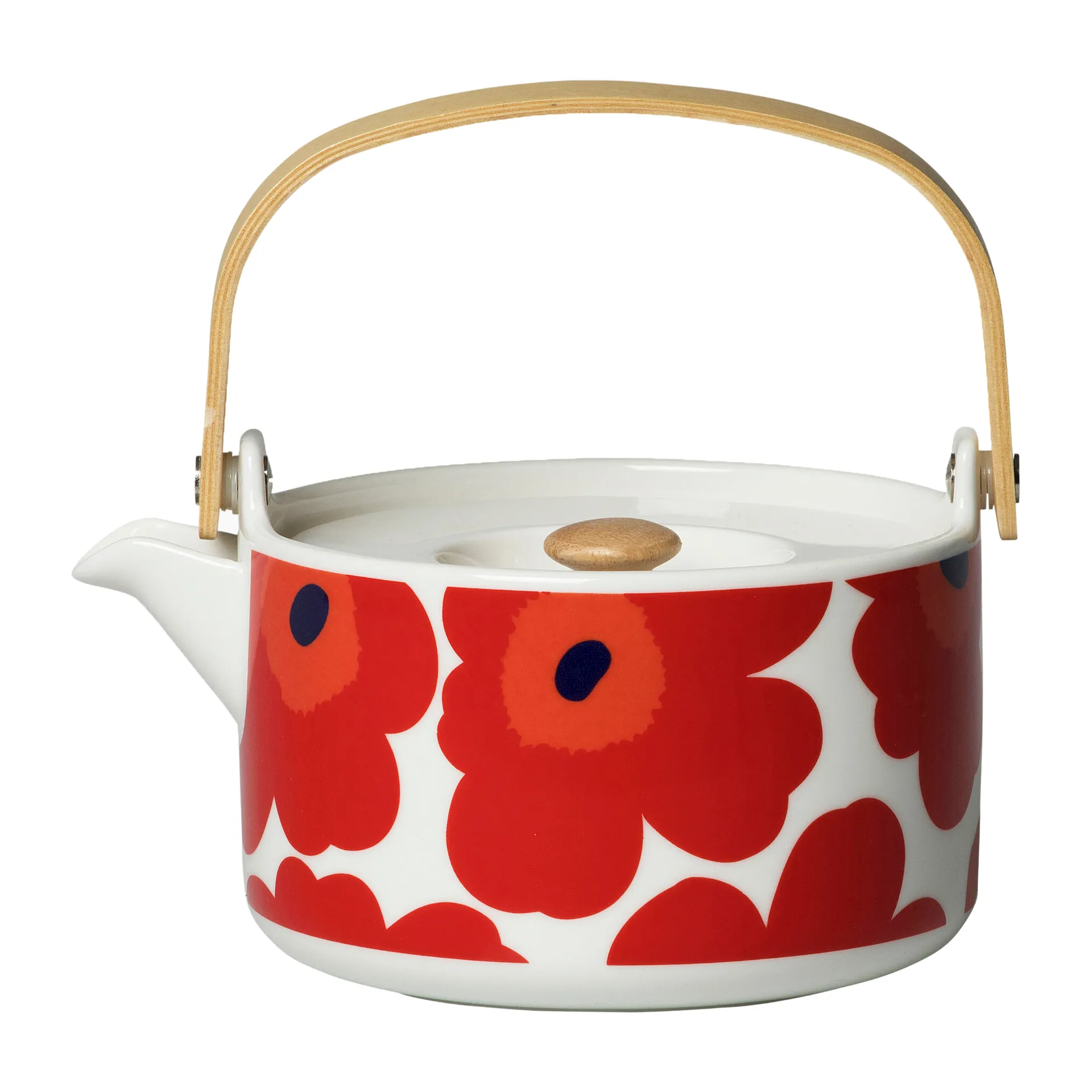 Unikko tekanna 0,7 l, Red-white Marimekko