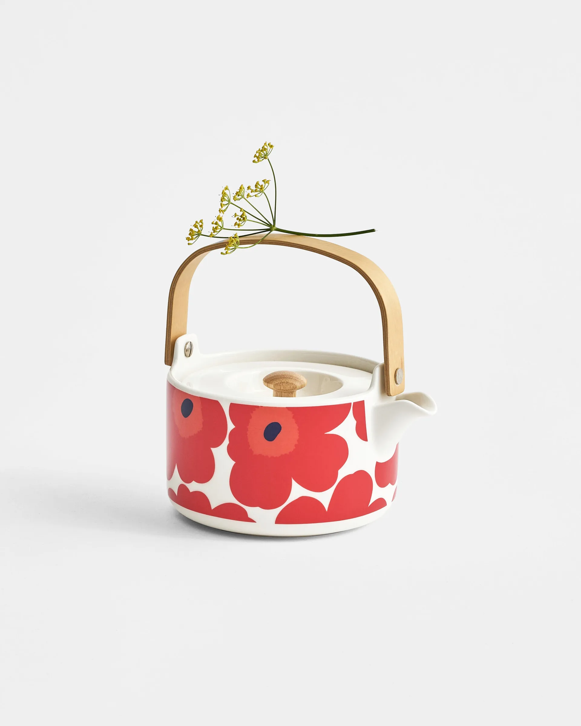 Unikko tekanna 0,7 l, Red-white Marimekko