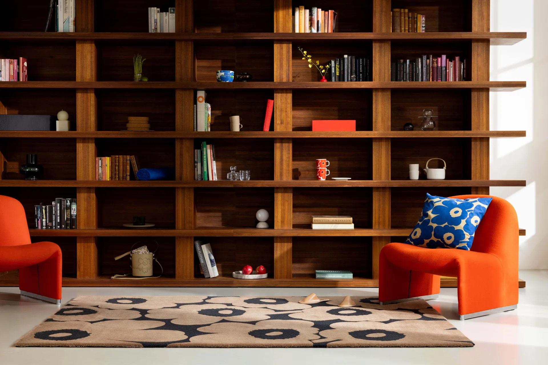 Unikko ullmatta, Beige, 140x200 cm Marimekko