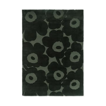 Unikko ullmatta - Dark Green, 140x200 cm - Marimekko