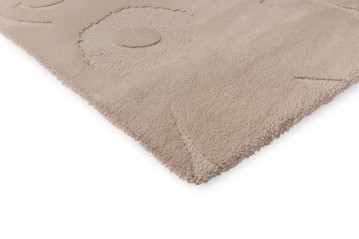 Unikko ullmatta, Light Beige, 250x350 cm Marimekko