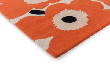 Unikko ullmatta - Orange Red, 200x280 cm - Marimekko