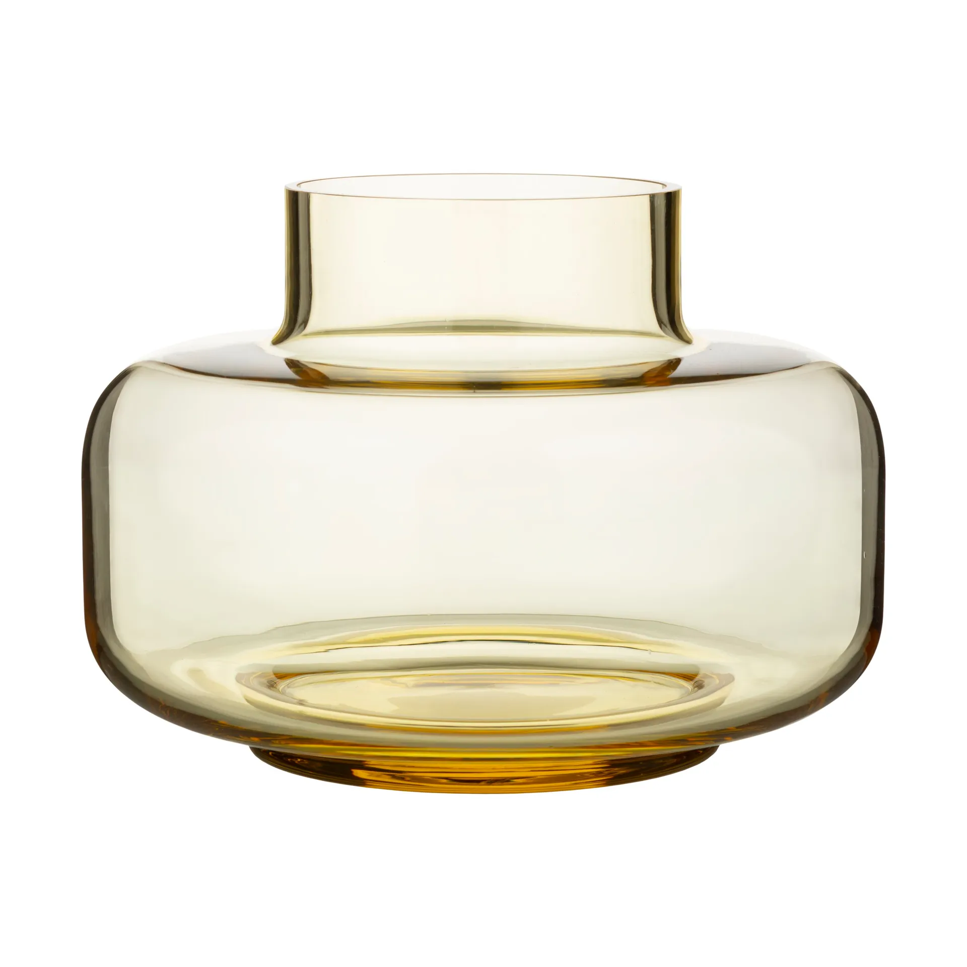 Urna vas 21 cm, Pale yellow Marimekko