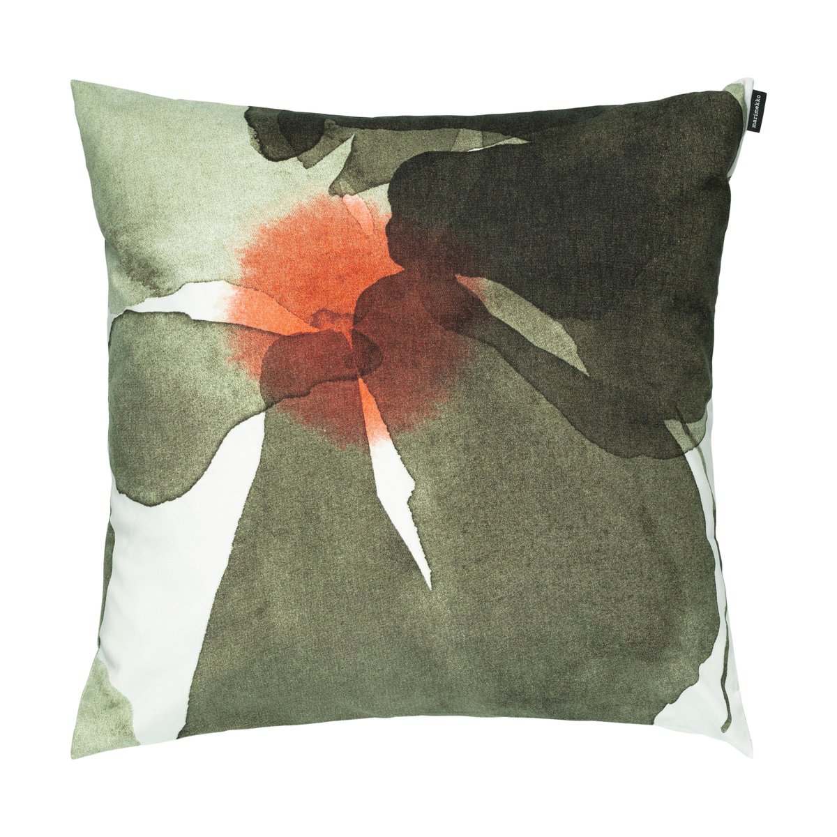 Marimekko Valssi kuddfodral 50x50 cm White-forest green-tomato red