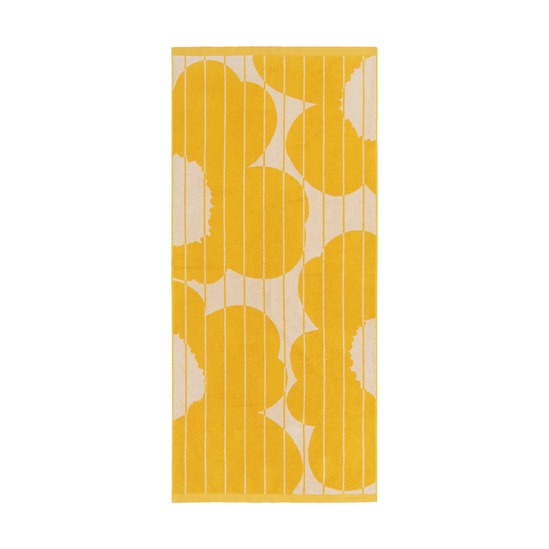 Vesi Unikko badhandduk 70x150 cm, Spring yellow-ecru Marimekko